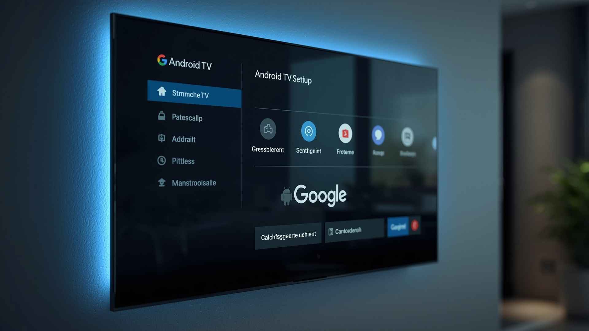 ok google mein gerät einrichten android tv