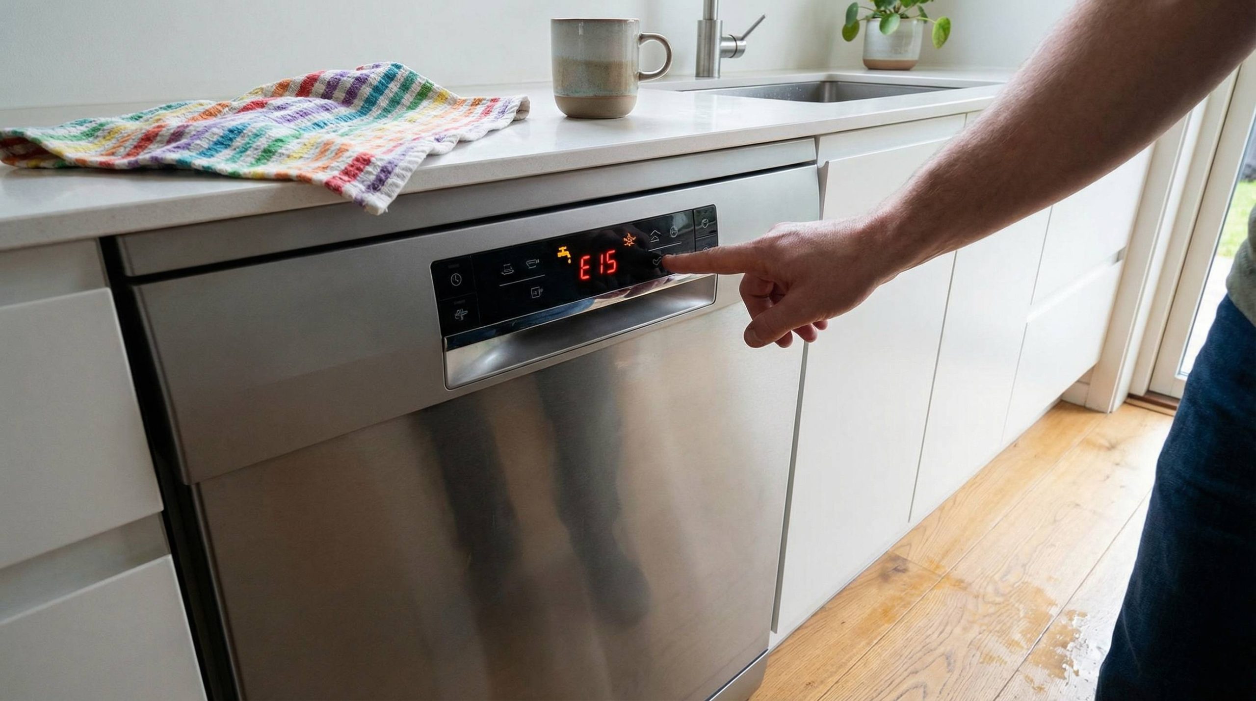 siemens spülmaschine fehler e15 und wasserhahn blinkt reset